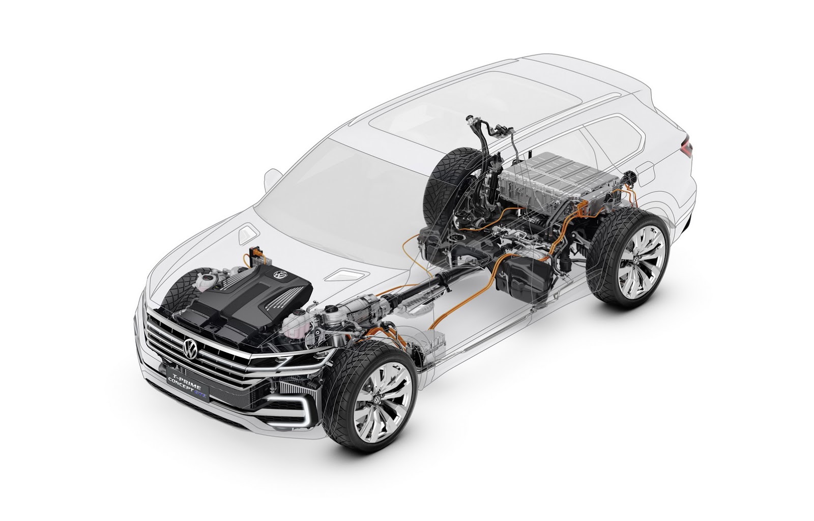 Volkswagen T-Prime Concept GTE, Volkswagen, кроссовер, внедорожник, гибрид, SUV