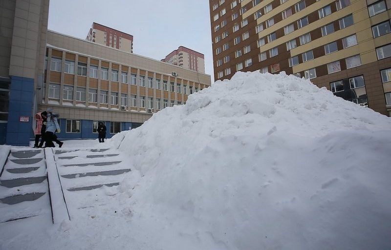 Снег в новосибирске сегодня фото