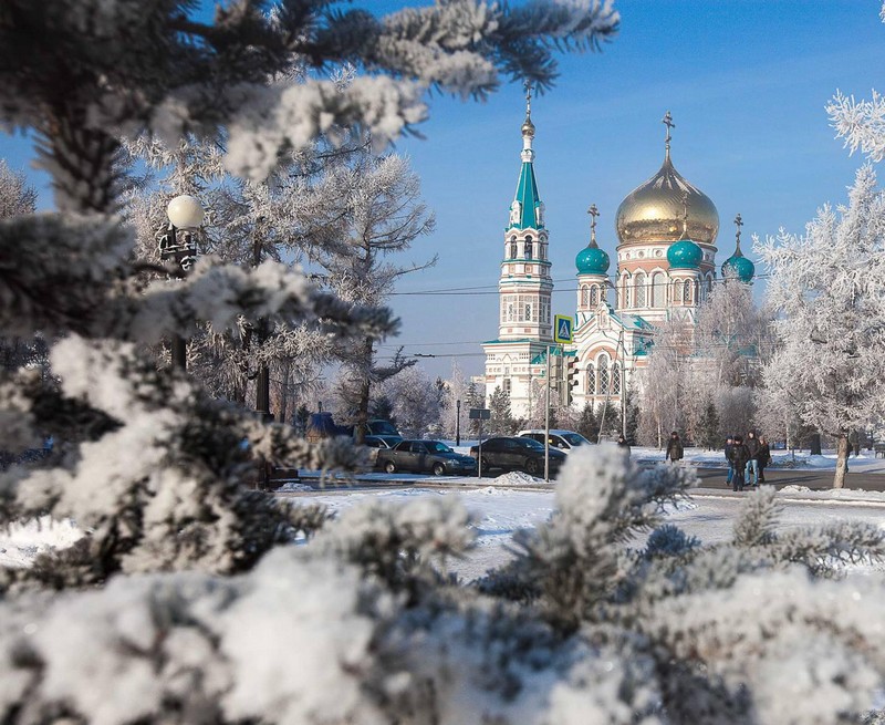 Омск погода сейчас фото