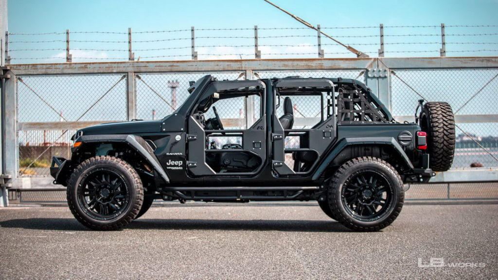 Jeep wrangler без дверей