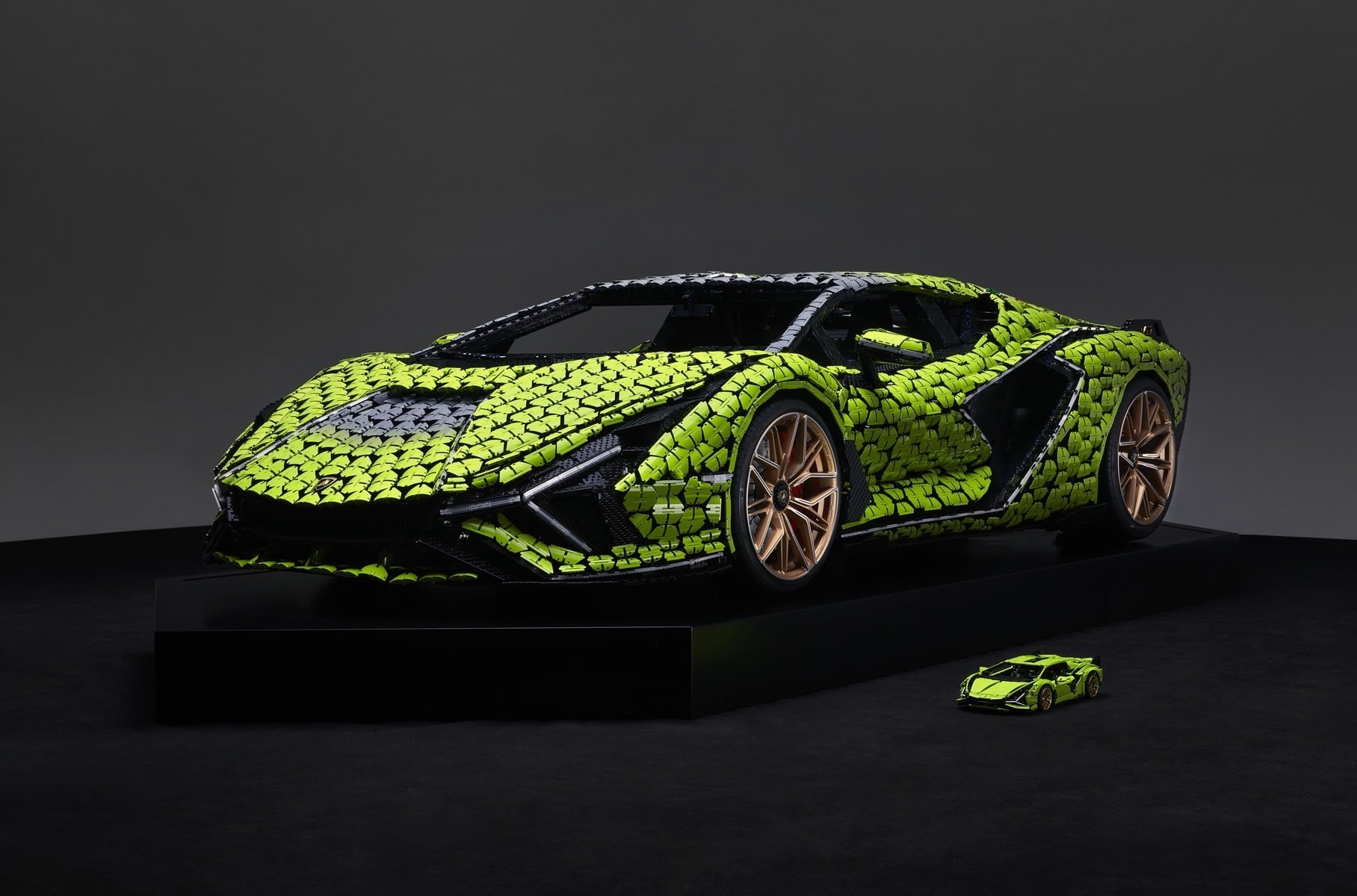 Lamborghini Sian в натуральную величину собрали из деталей конструктора  Lego - Автомобильное издание Клаксон. Lamborghini. Lamborghini Sian.  Новости. Новости сегодня. Последние новости.