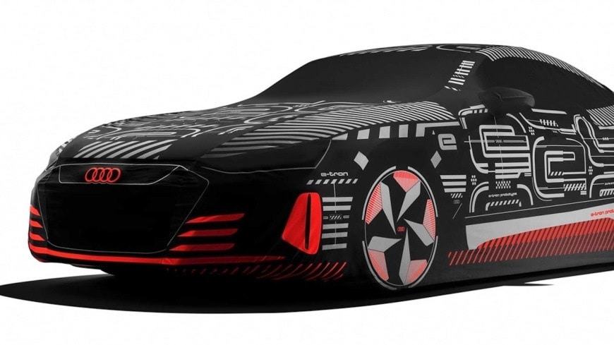 Audi E-Tron GT получил «концептуальный» чехол