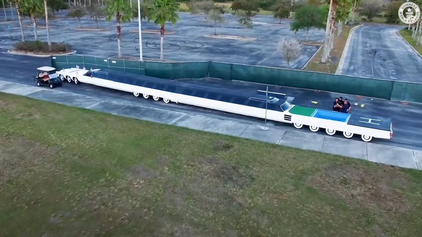 фото самого длинного лимузина в мире