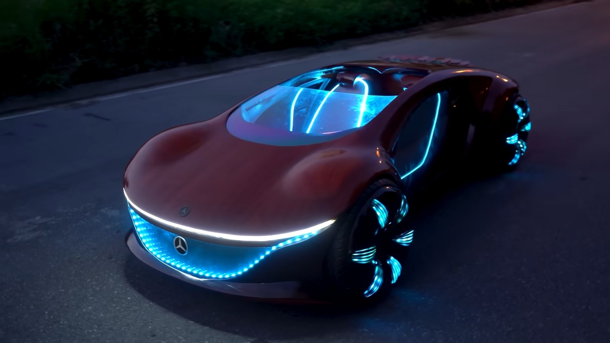 Mercedes Benz Vision руль 2020