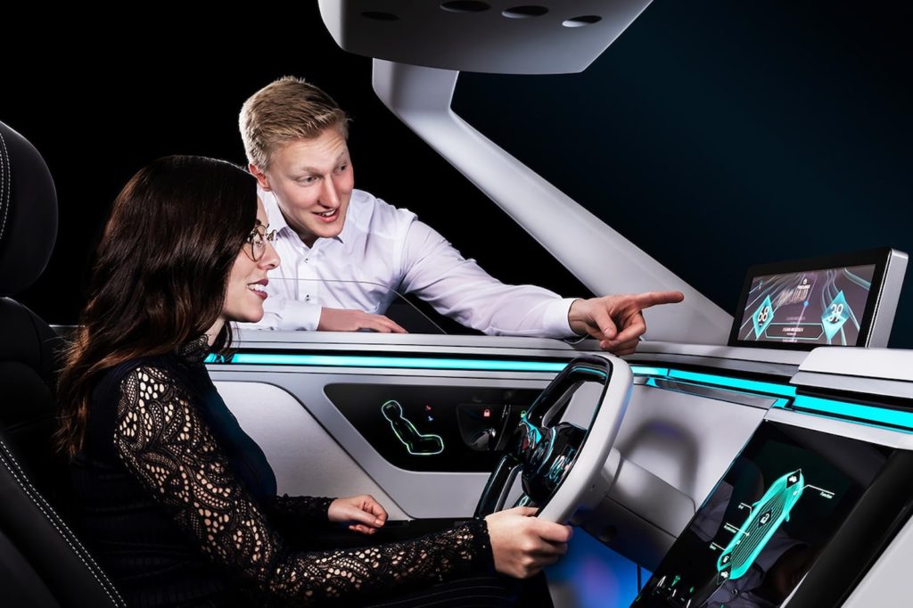 Компания Marquardt Group представила концепт салона автомобилей будущего