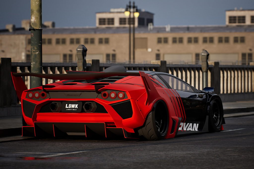 Liberty Walk разработала обвес для Lamborghini Murcielago